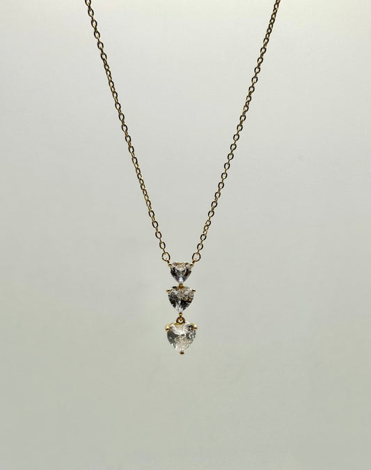 Collana Triple Hearth